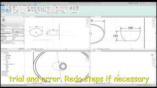 Celebrity Revit family creation: Create an Oval shaped Basin Wealth