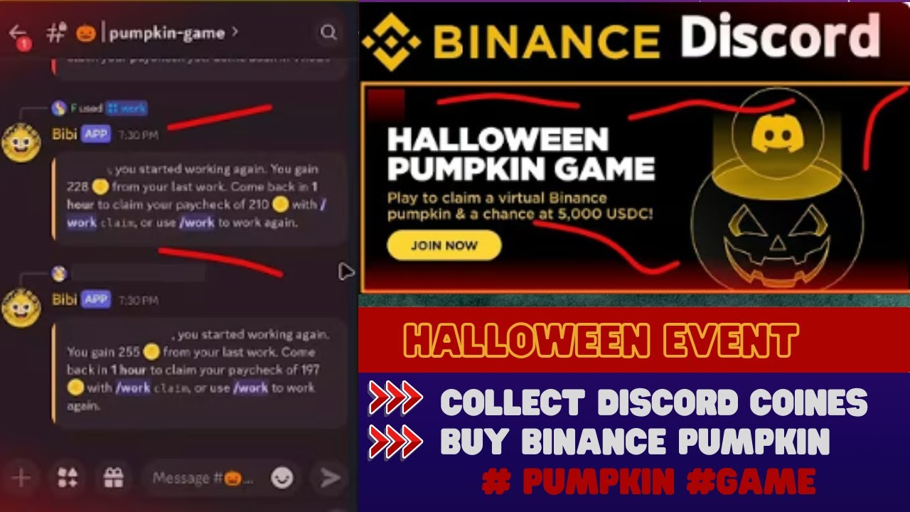 Halloween Pumpkin Game | Binance | How to Collect Coins