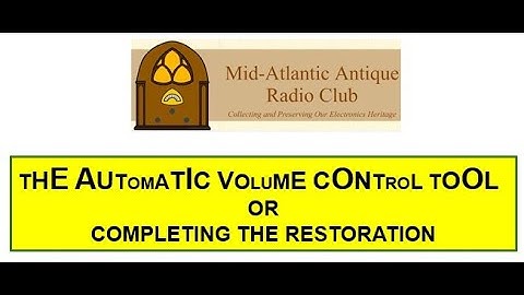 Automatic Volume Control RadioActivity 2024