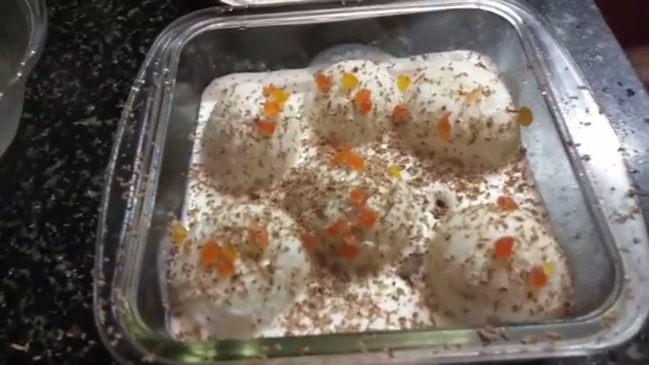 Rasgulla Ice Cream Pudding Sweet Dish Recipes 5 minute Jhatpat