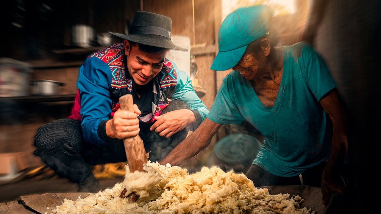 Probé CHICHA MASTICADA en la AMAZONIA