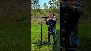 Shooting A Pedersoli Bristlen Morges Rifle - Issf 3P With Percussion Rifle
