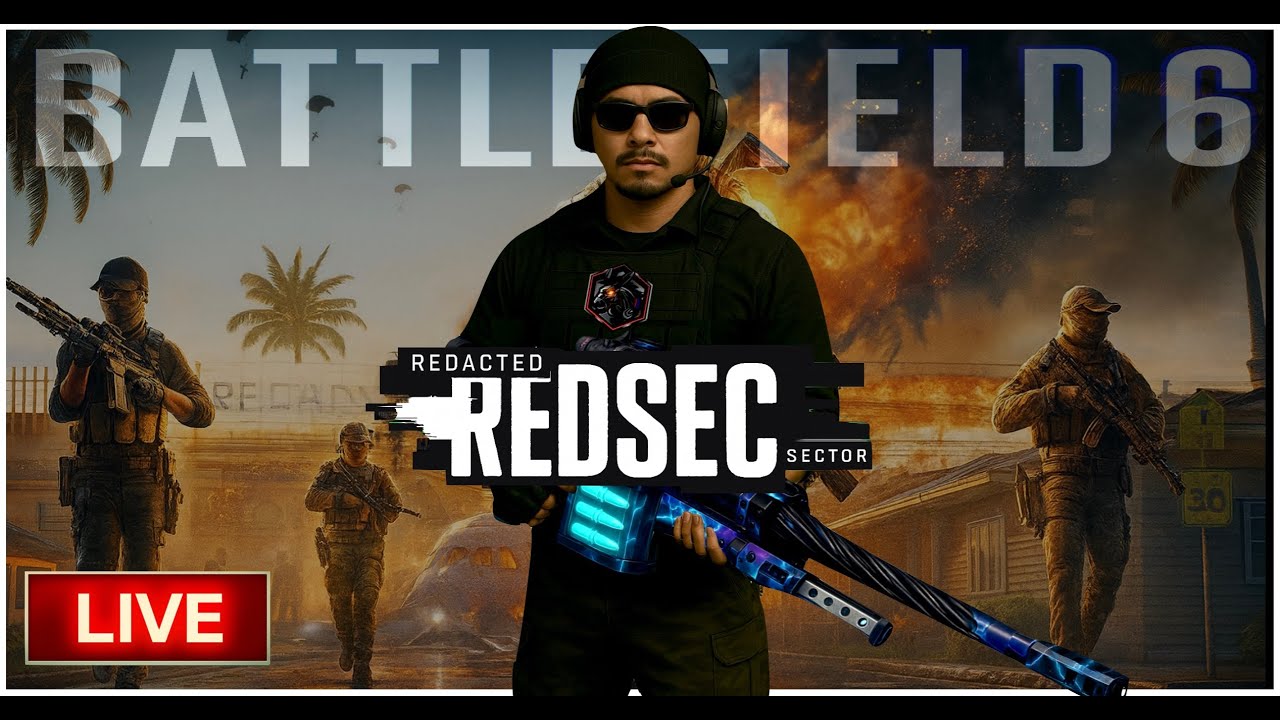 5 Win Challenge Live in REDSEC! | Top Blackout Player! | Battlefield 6: REDSEC Live