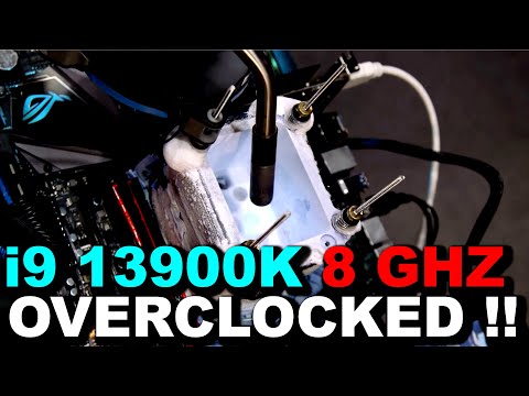 Extreme overclocking cpu | I9-13900K Overclock | Liquid Nitrogen CPU Overclocking | I9 13th 13900K