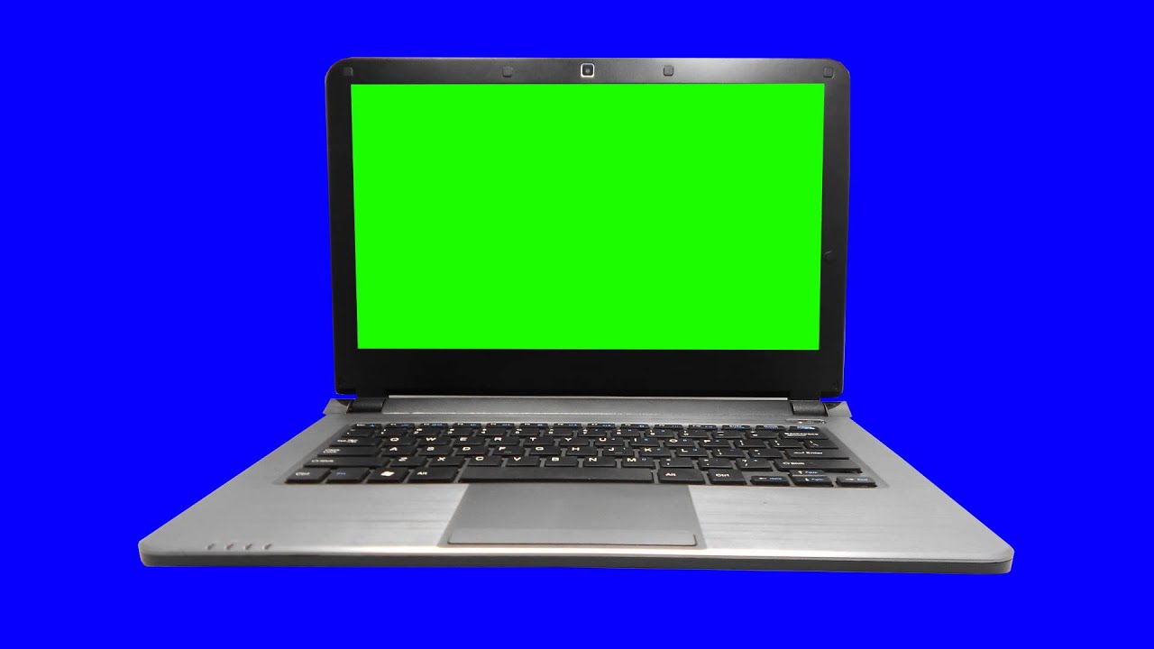 laptop in green screen free stock footage YouTube