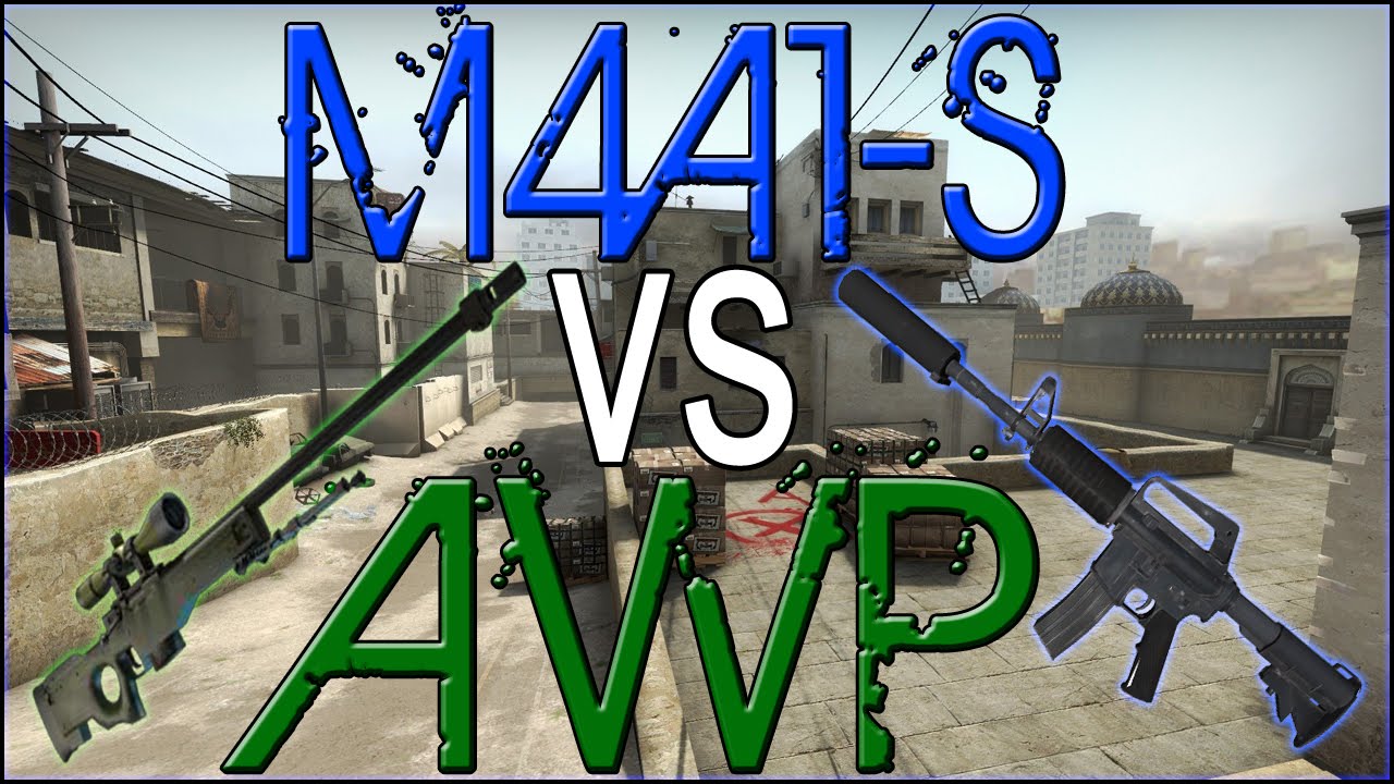 [CS:GO] M4A1-S vs AWP + Bug MDL