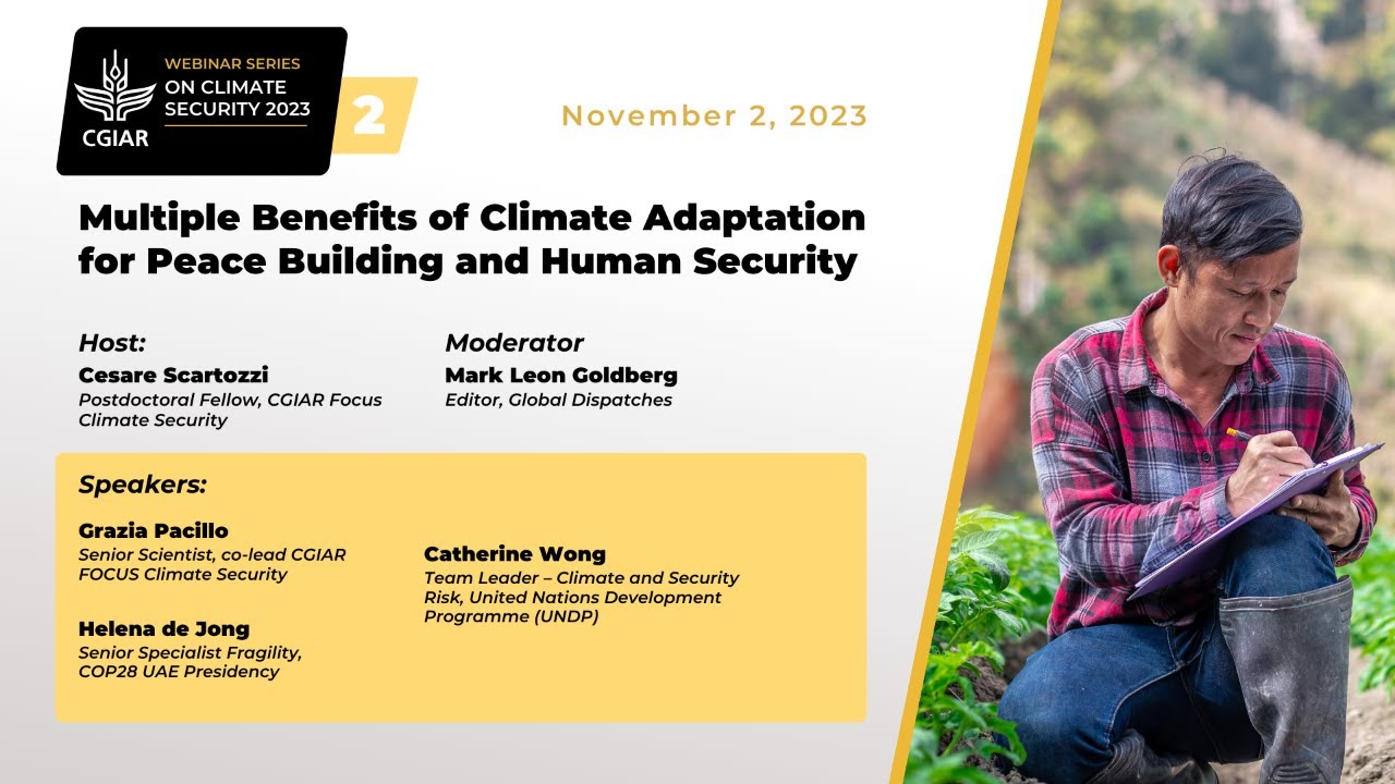 Climate Security Initiative Climate Security : Multiple Benefits of Climate Adaptation for Peace ...