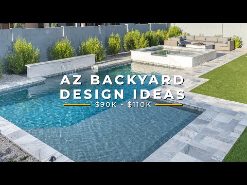 Arizona Backyard Design Ideas: Modern Mesa Backyard  California Pools & Landscape
