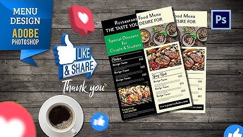 How to design restaurant menu in coreldraw