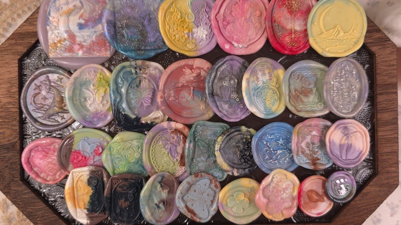 Сделайте как можно больше штампов (из кусочков воска).