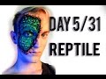 Day 5 - Reptile Halloween Makeup Tutorial