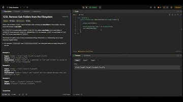 LeetCode 1233. Remove Sub-Folders from the Filesystem
