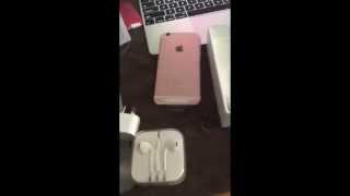 iPhone 6S 16GB Rosegold unboxing