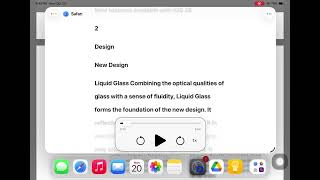 iOS 26 Accessibility Reader With & Without Autoplay Wealth