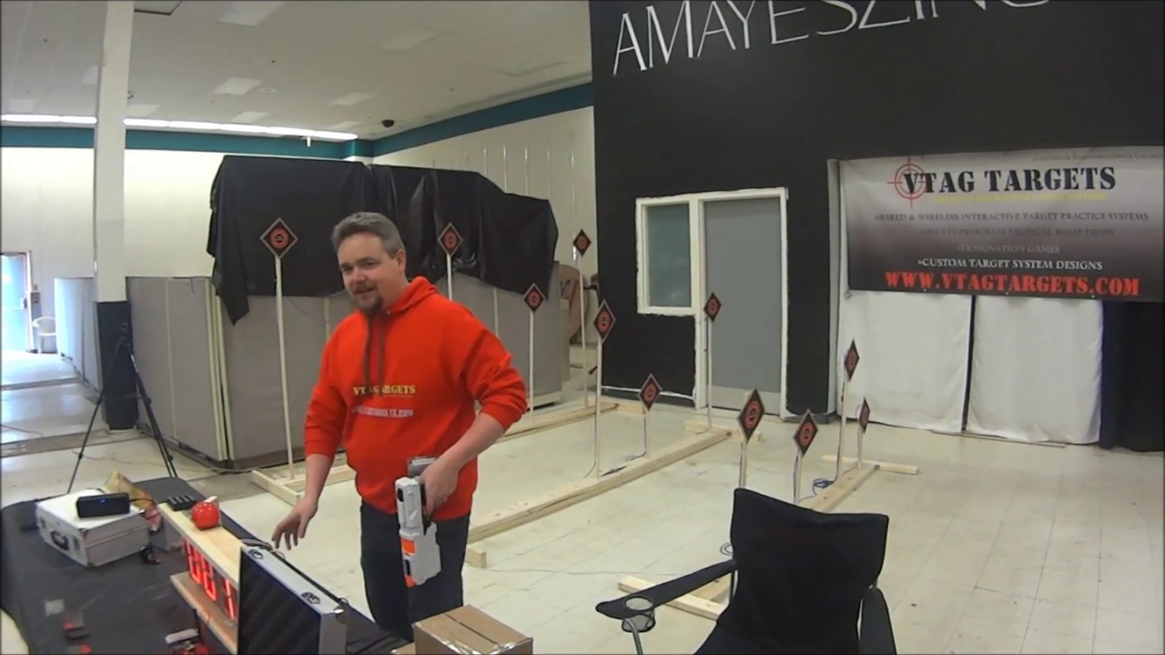 2019 Airsoft EXPO Stingers Paintball Quickdraw Demo YouTube