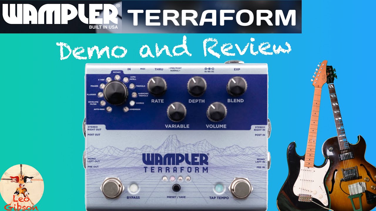 Wampler Terraform: Demo & Review (with Strymon IRIDIUM) - YouTube