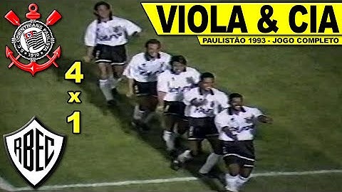 Corinthians 4 x 1 Rio Branco Campeonato Paulista 1993 Jogo Completo 25/03/1993