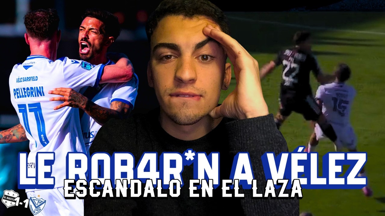 VELEZ FUE R0B4DO POR EL VAR - ARASA Y CEBALLOS HICIERON LA TAREA | REACCIÓN RIESTRA 1-1 VELEZ