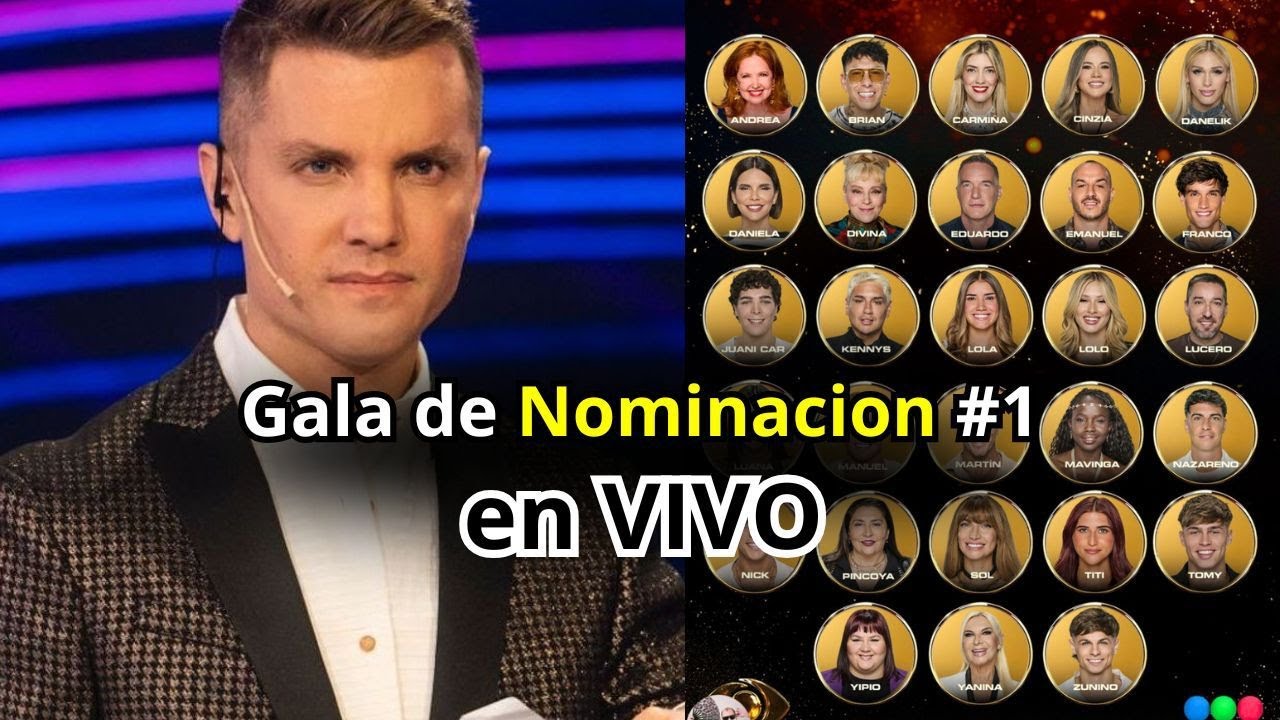 Primera Gala de Nominacion - Gran Hermano Generacion Dorada en Vivo 2026