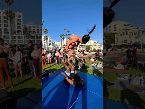A human trampoline