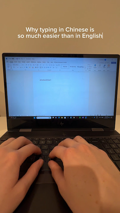 Why typing in Chinese is so much easier than in English…#chinese #mandarin #中文 #language #computer