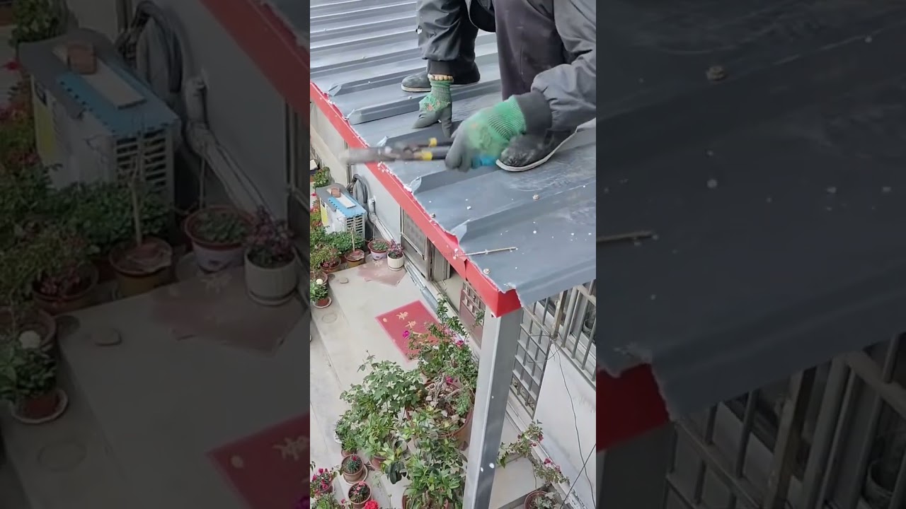 How to Cut Sheet Metal for a Roof 
