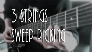 3 Strings Sweep Picking Lick #02