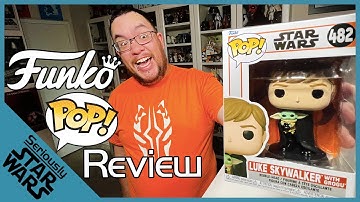Luke Skywalker with Grogu 482 Star Wars Funko Pop Review