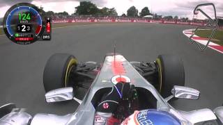 Jenson Button Onboard Lap Great Britain 2011 HD