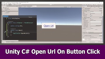 Unity C# Tutorial : Open Url on Button Click