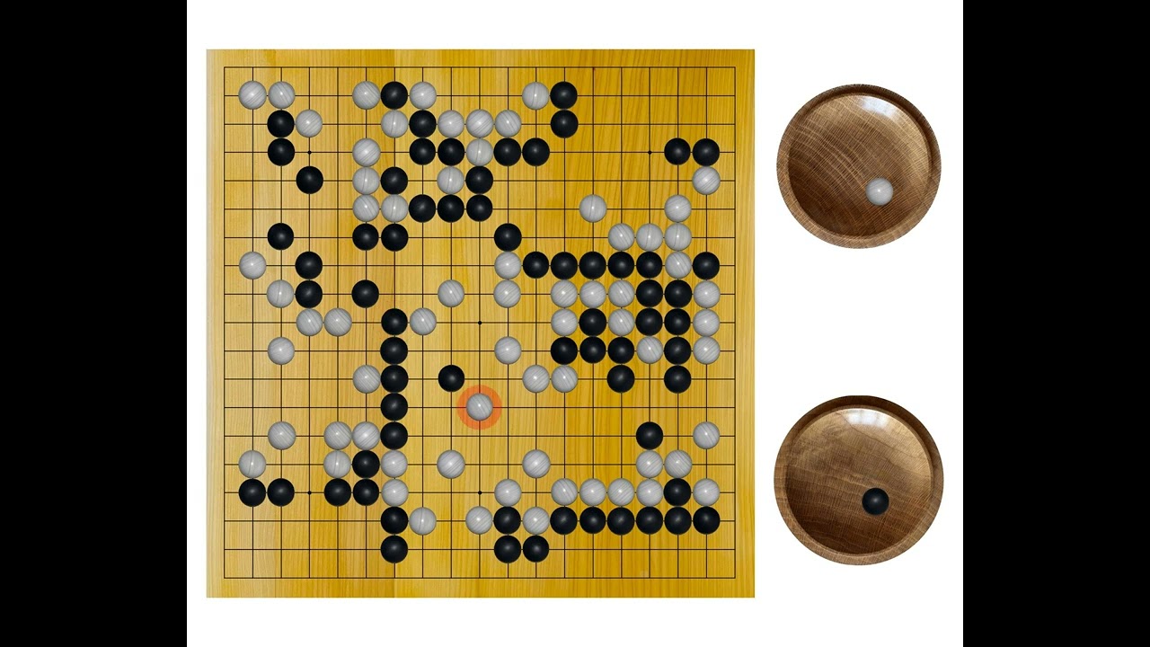 Honinbo Shuhaku(7d) - Yasui Senkaku(7d), 1733-12-22, Castle Game, Result: B+5