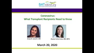 Coronavirus: What Transplant Recipients Need to Know 2020