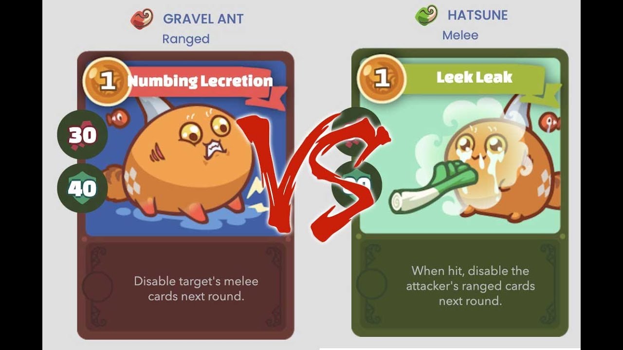 Aqua with Numbing Lecretion vs Plant Leek Leak | Axie Infinity