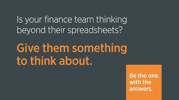 Thinking Beyond the Spreadsheets