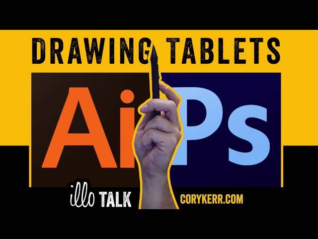 how to use drawing tablets in photoshop and illustrator