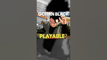 Why is Gohan Black NOT playable in Sparking Zero?