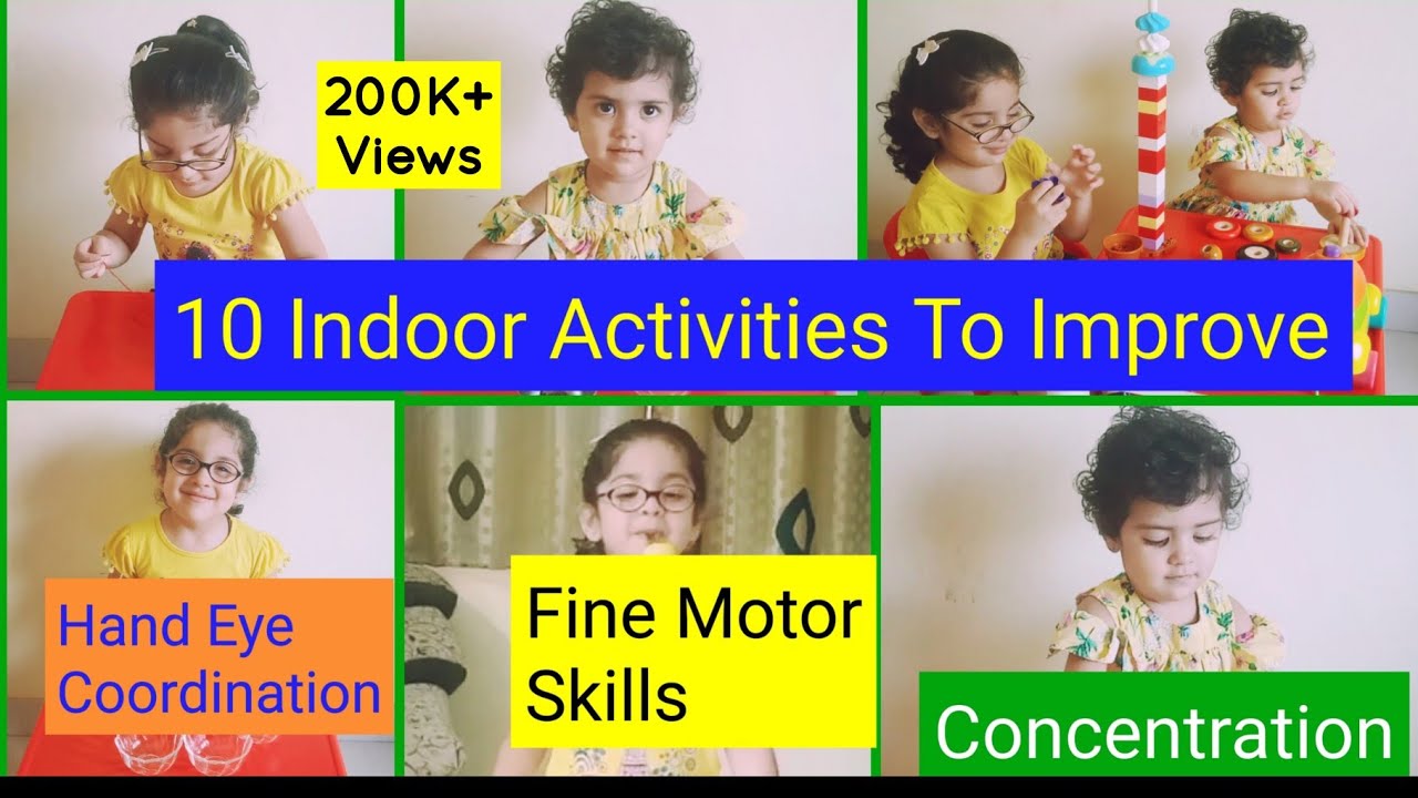 10 Activities To Improve Hand Eye Coordination, Fine Motor Skills