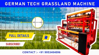 German tech grassland fencing machine | Full video | Secure Fencing Products | +91-9953404096