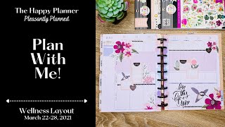Wellness Warrior | Wellness Layout | Plan With Me! | Happy Planner