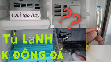 Repair refrigerator not freezing - Sửa tủ lạnh không đông đá đơn giản, tủ SHARP - DIY Chế tạo hay