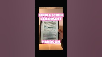 Kindle Scribe Colorsoft Hands-On