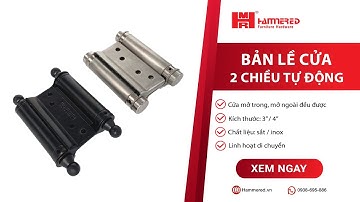 Bản lề cửa 2 chiều tự động | Hammered