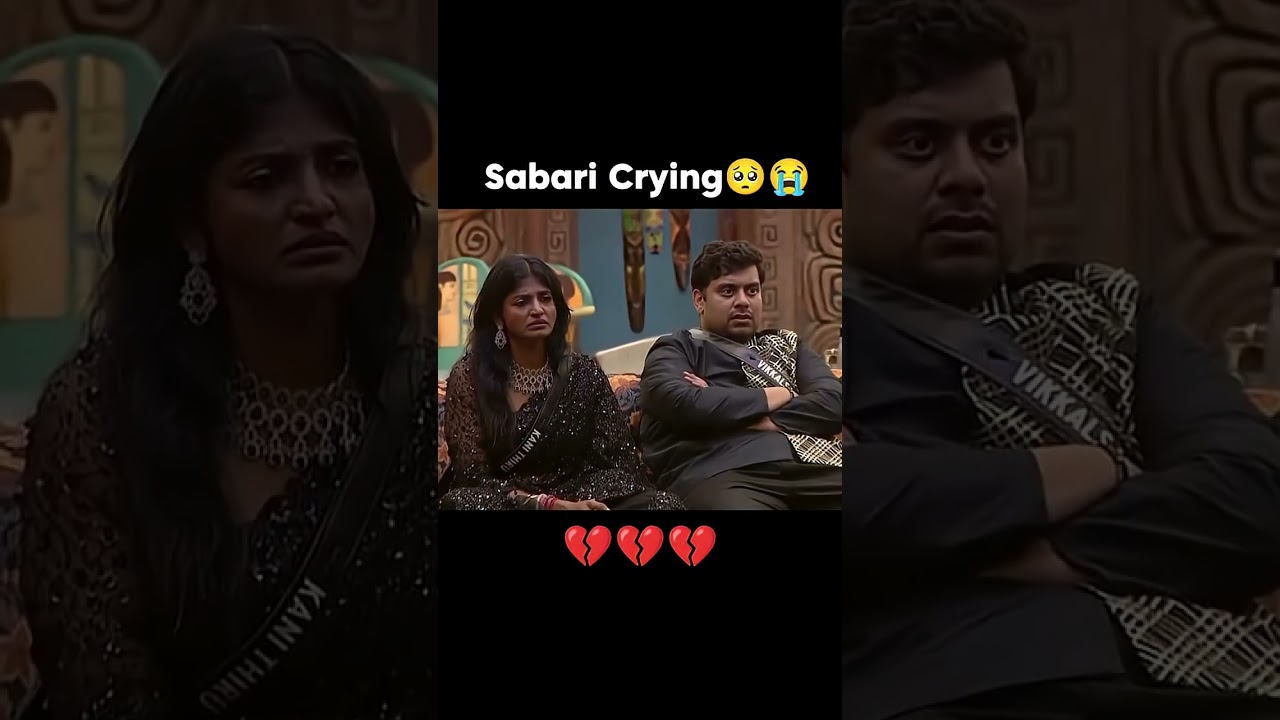 Sabari crying 