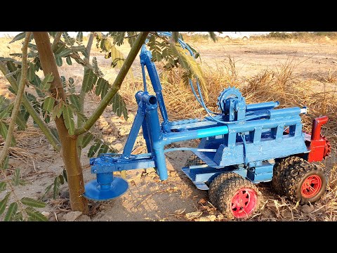 Tree Cutting Vehicle Machine DIY Car Technology Project  - 3M DIY