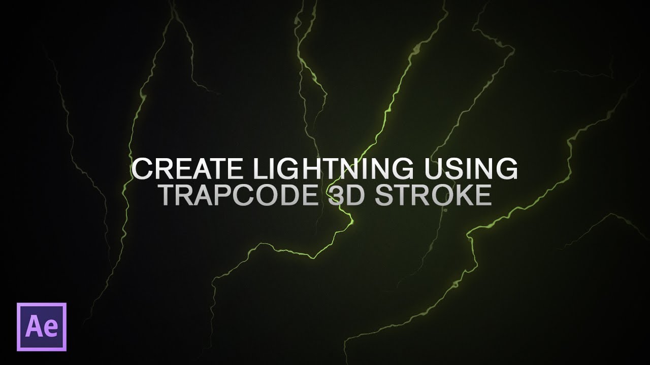 Create Lightning Using Trapcode 3D Stroke! (An Adobe After Effects  Tutorial) - YouTube | Adobe after effects tutorials, After effect tutorial, After  effects