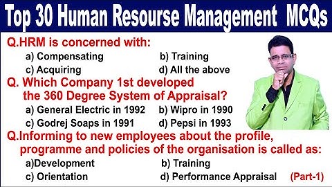 Top MCQs  on Human Resource Management #hrm #bba #bcom #mba #mcom #pmir #pgtcommerce #nta #hrjob