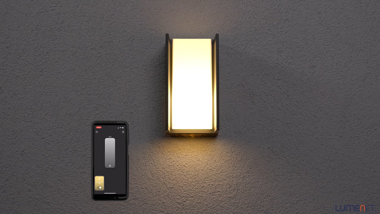 wall LED outdoor Hue - Philips lamp, Turaco YouTube White gray