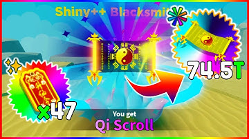 Making Shiny++ *EXOTIC* Qi Scroll | 47 Shiny Ascension Tokens | 30 ETERNALS GIVEAWAYS | WFS