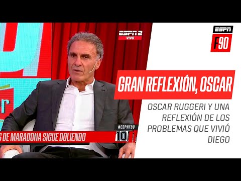 El Cabezón #Ruggeri y una reflexión sentida de los problemas de #Diego en su vida. ¡Gran mensaje!