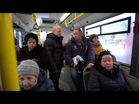 Автобусы на контроле. Глава округа проверил работу общественного транспорта